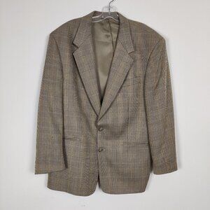 Jack Fraser Men's Blazer Jacket Size 42R Silk Wool Business Casual Old Money